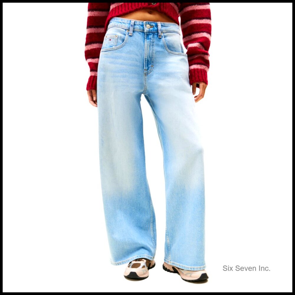 Mid Rise Wide Leg Jeans Loose Fit Classic Y2k Chic Casual Everyday Wear
